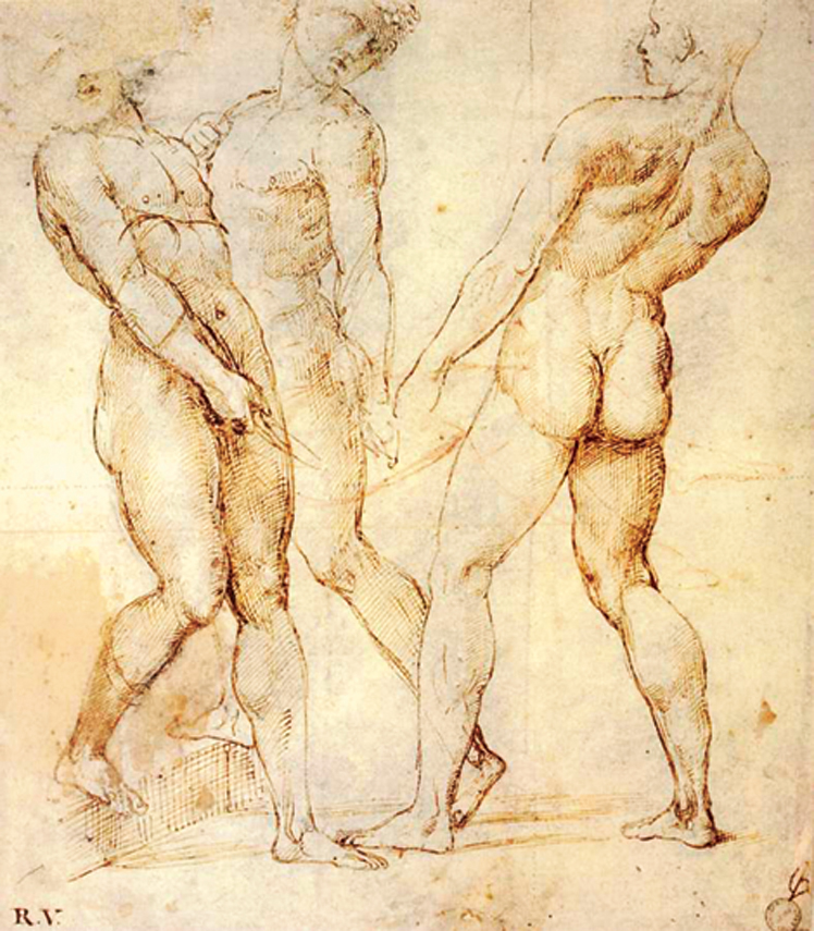   拉斐尔·桑西  Raffaello Santi  ——素描作品 (55)